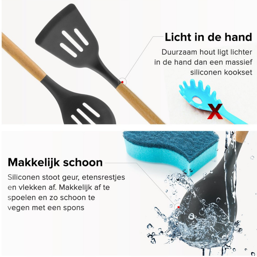 Kookgerei­set – 11-delige keukengerei­set