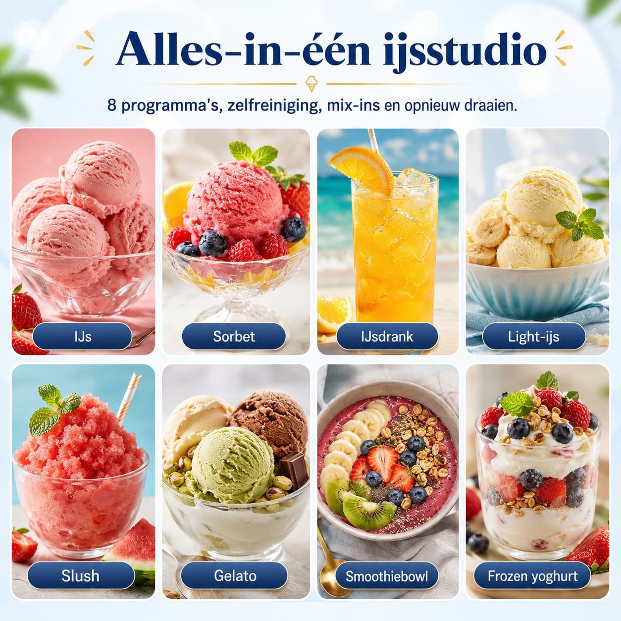 10-in-1 IJsmachine