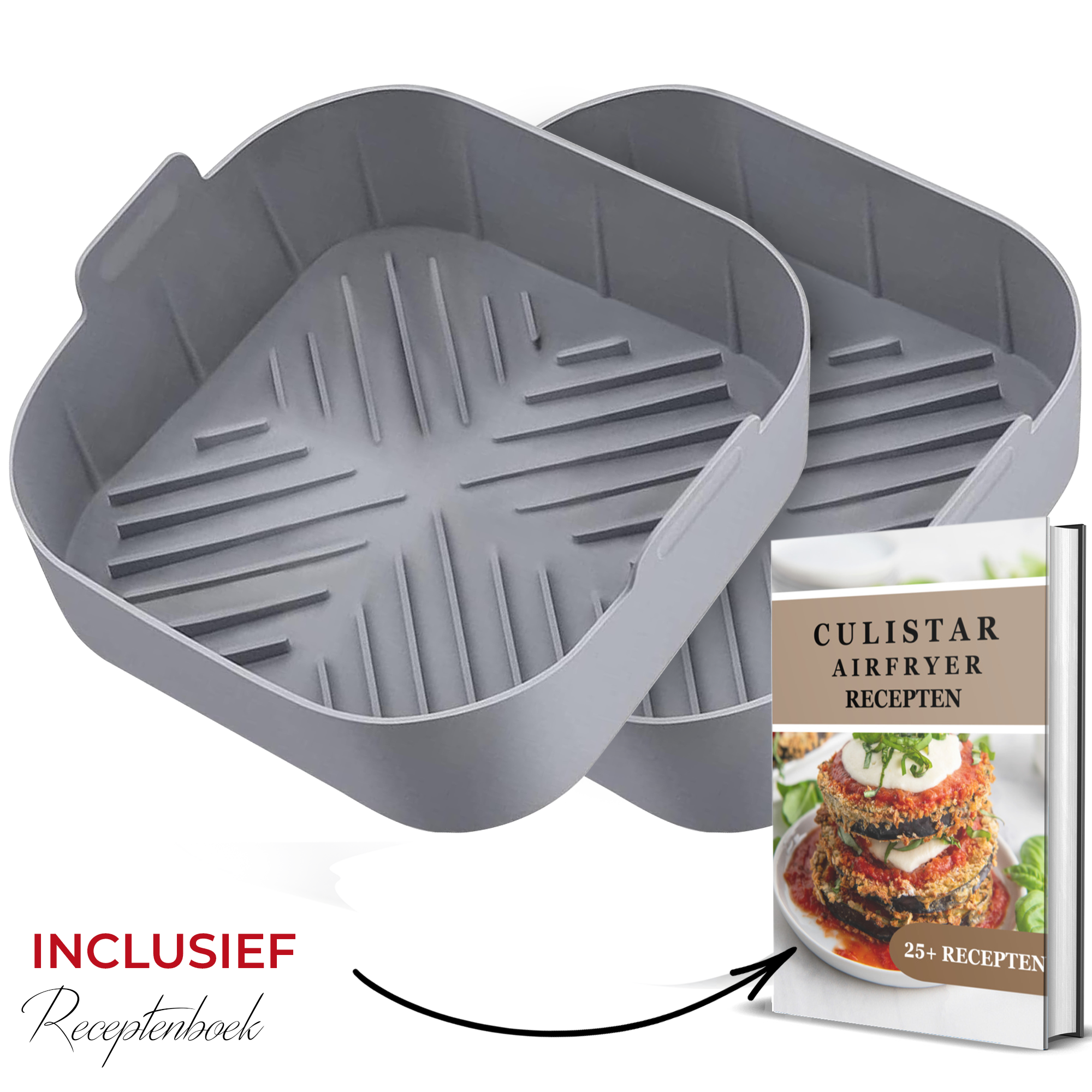 Siliconen inzetstukken voor airfryer
