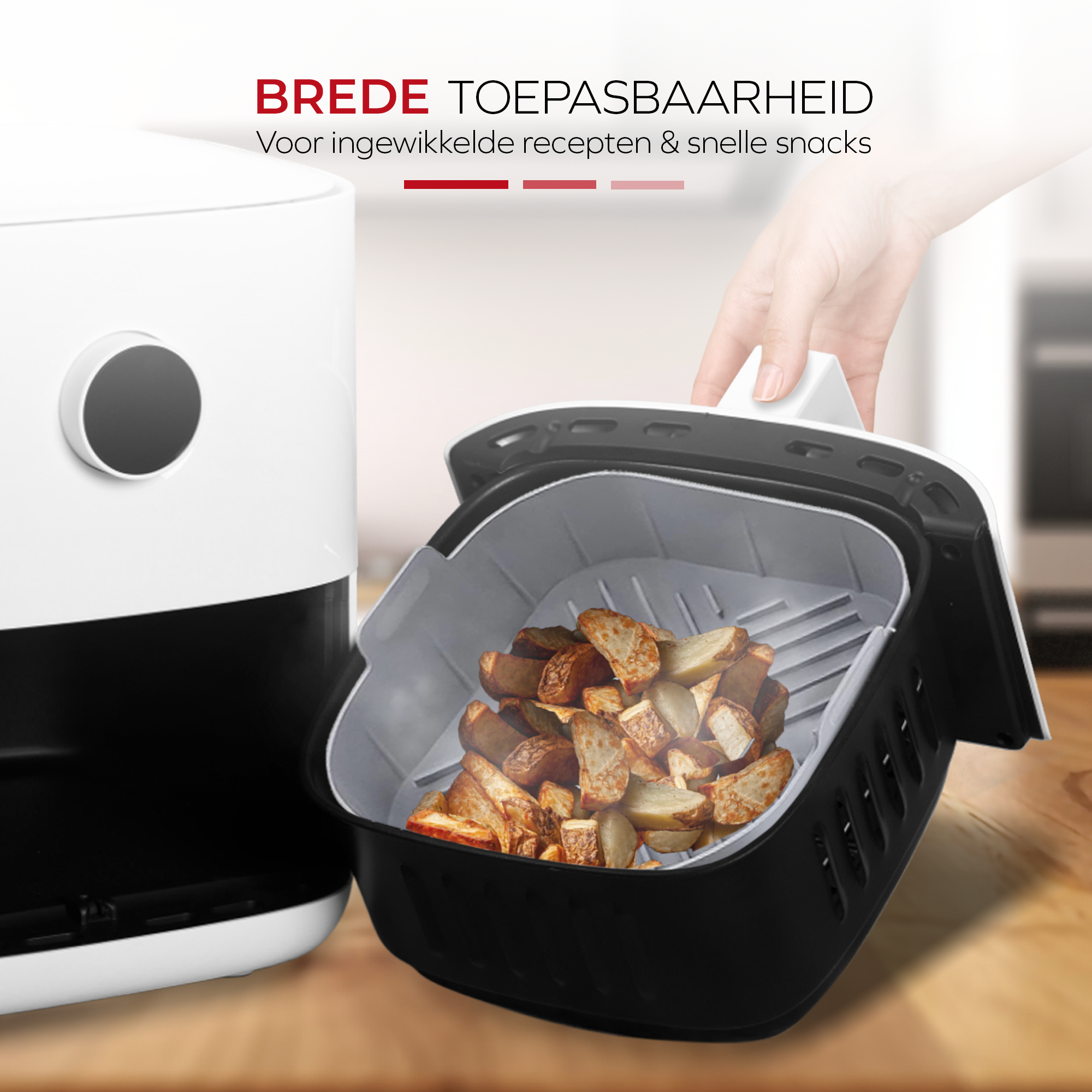 Siliconen inzetstukken voor airfryer
