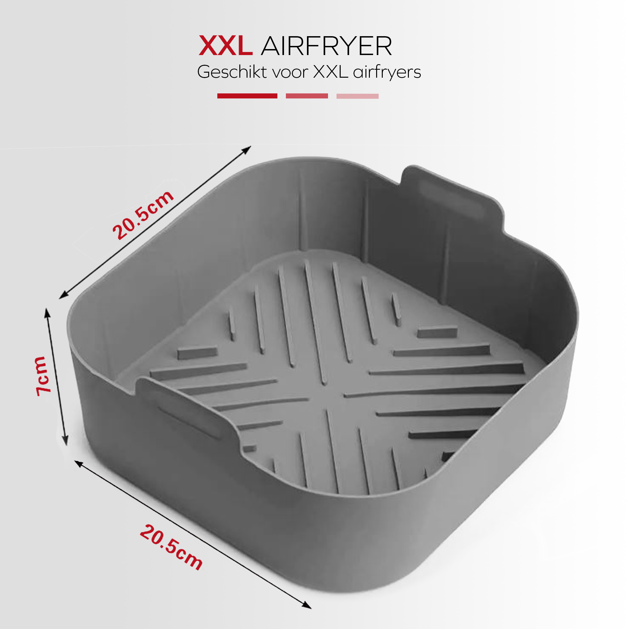 Siliconen inzetstukken voor airfryer