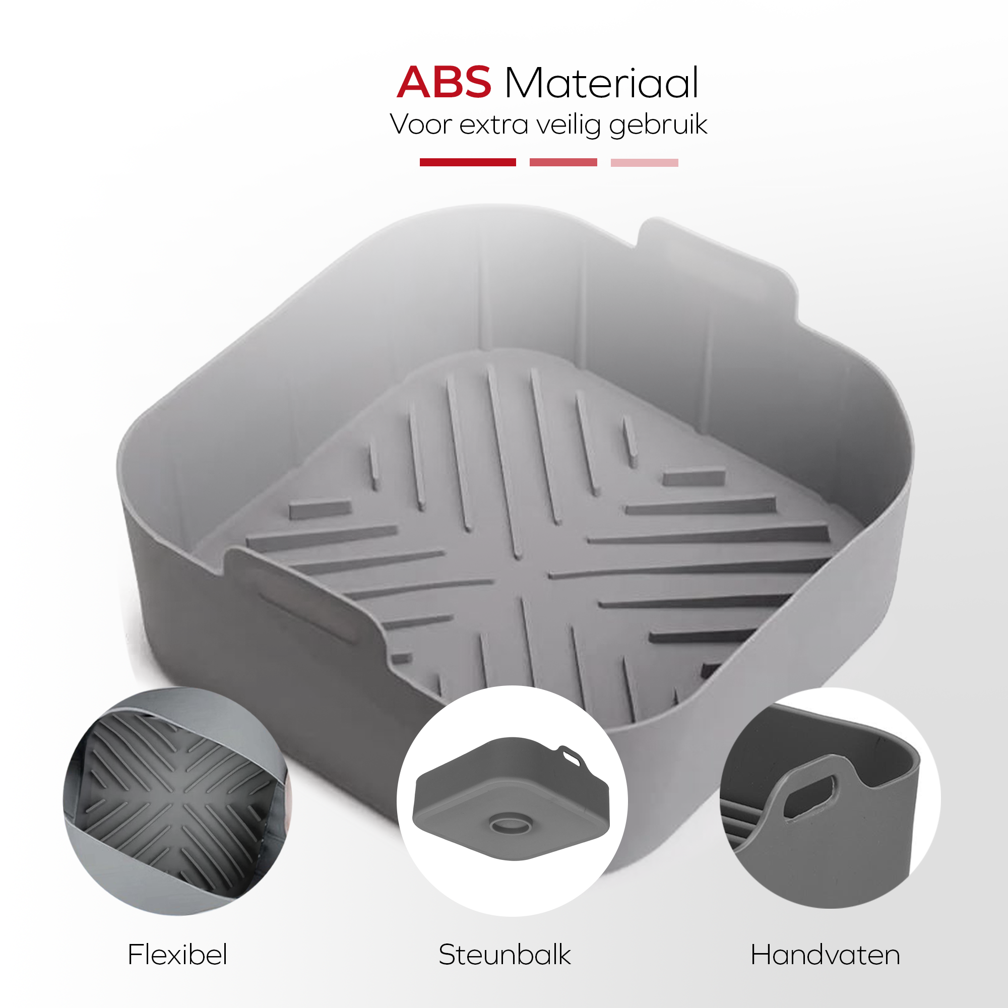 Siliconen inzetstukken voor airfryer